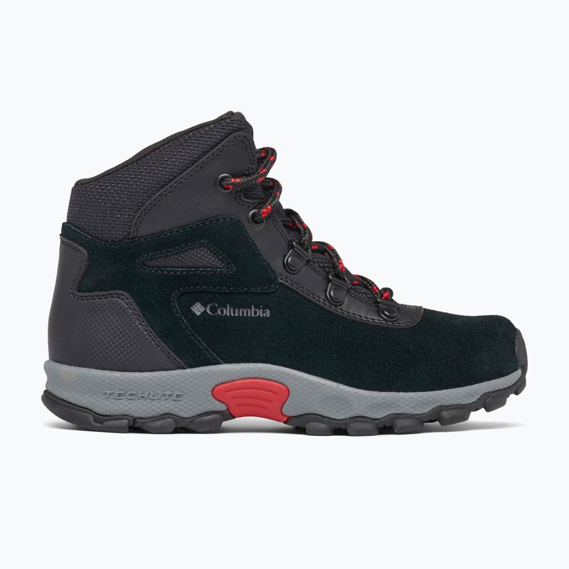 Детски туристически обувки Columbia Newton Ridge Amped black/mountain red 11