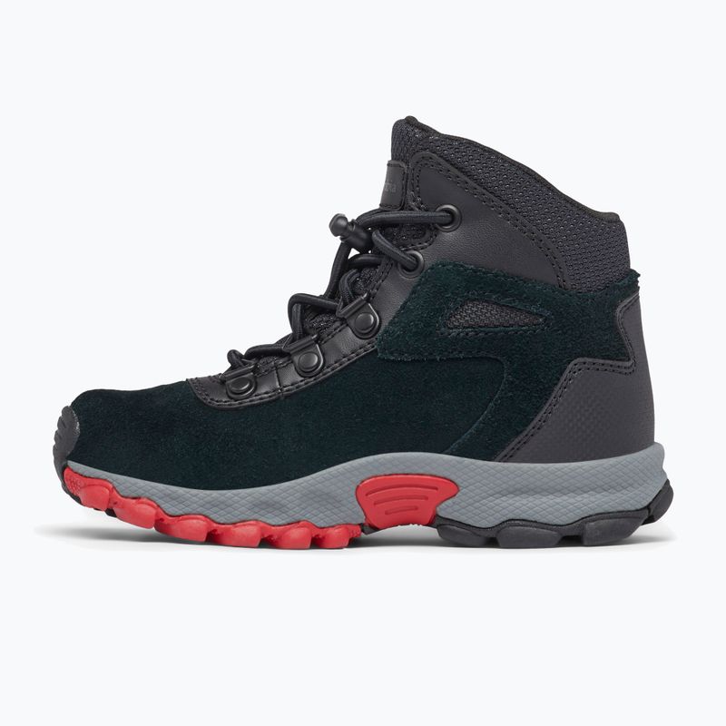 Детски туристически обувки Columbia Newton Ridge Amped black/mountain red 12