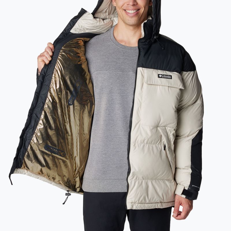 Пухено яке Columbia Ballistic Ridge Oversized за мъже тъмнокаменна/черна 5