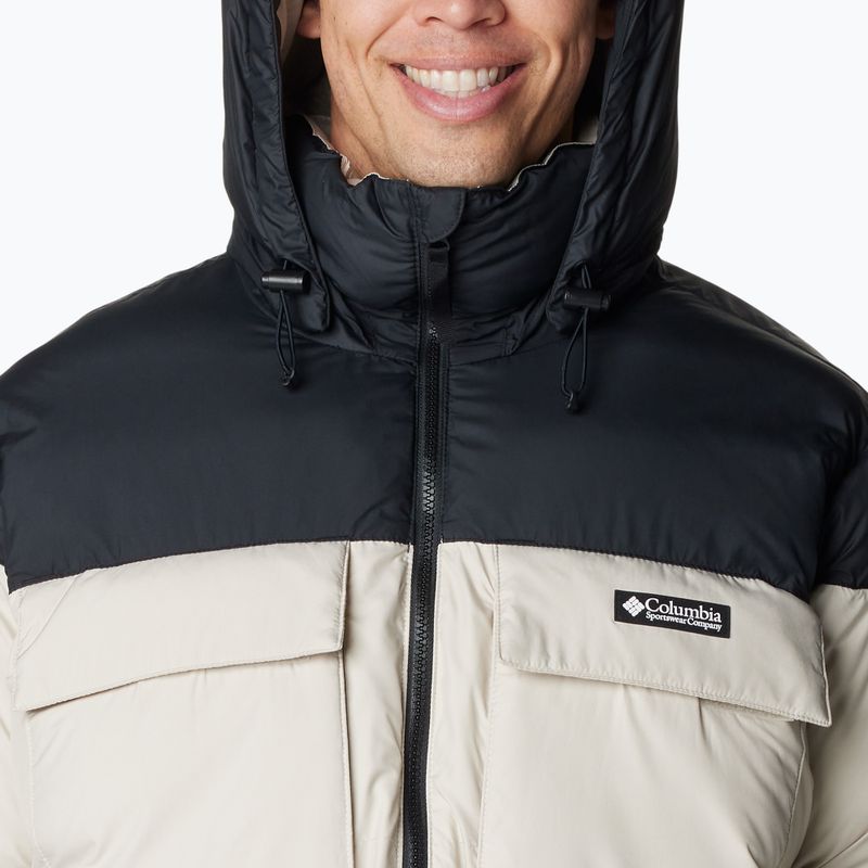 Пухено яке Columbia Ballistic Ridge Oversized за мъже тъмнокаменна/черна 6
