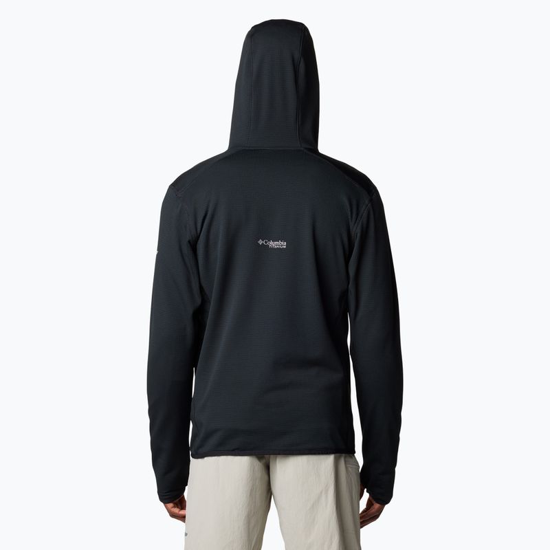 Мъжки суитшърт Columbia Triple Canyon Grid fleece black/black 3