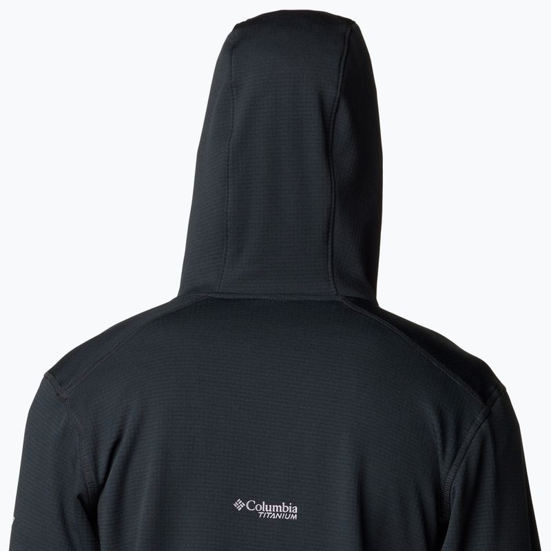 Мъжки суитшърт Columbia Triple Canyon Grid fleece black/black 7