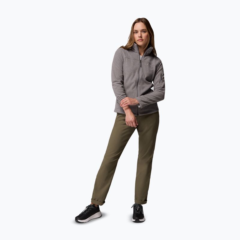 Дамски поларен суитшърт Columbia Fast Trek II city grey heather/city grey 2