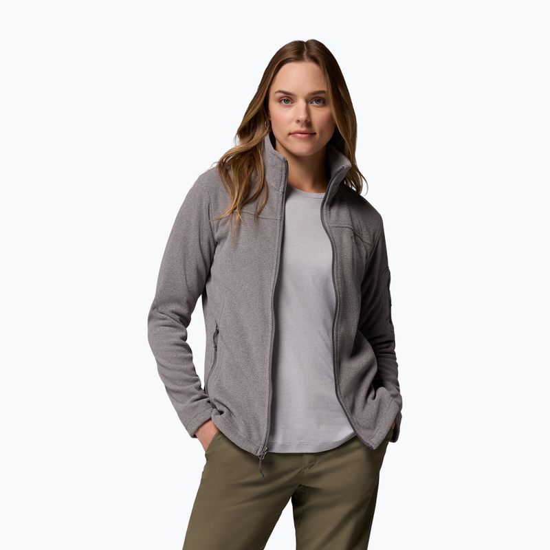 Дамска поларена блуза Columbia Fast Trek II city grey heather/city grey 5