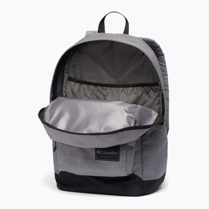 Columbia Zigzag 22 л градска раница сиво heather/черно 4