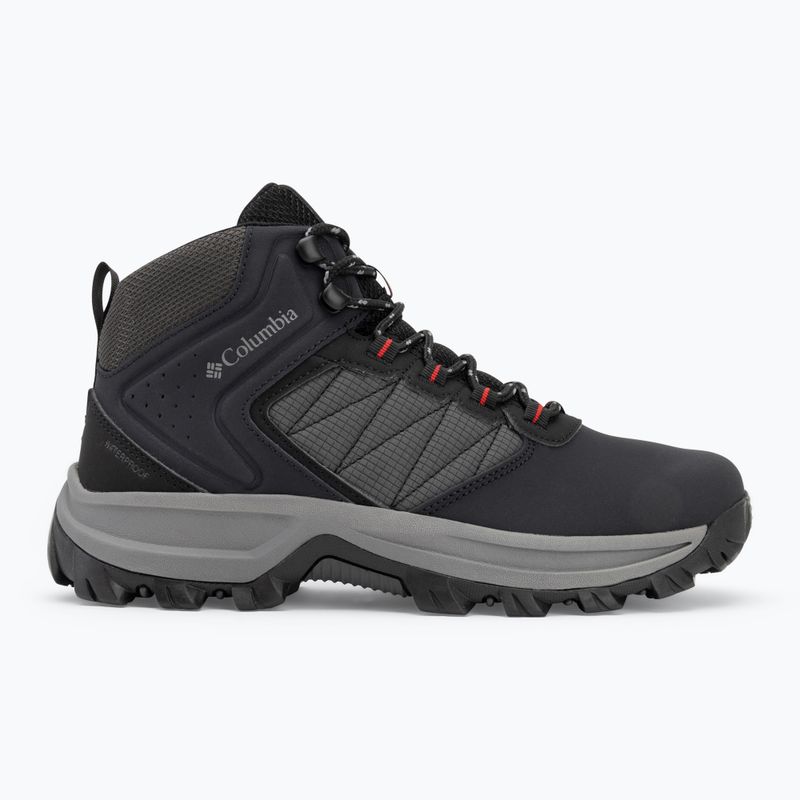 Columbia Transverse Hike Waterproof мъжки ботуши за туризъм черни/горски червени 2