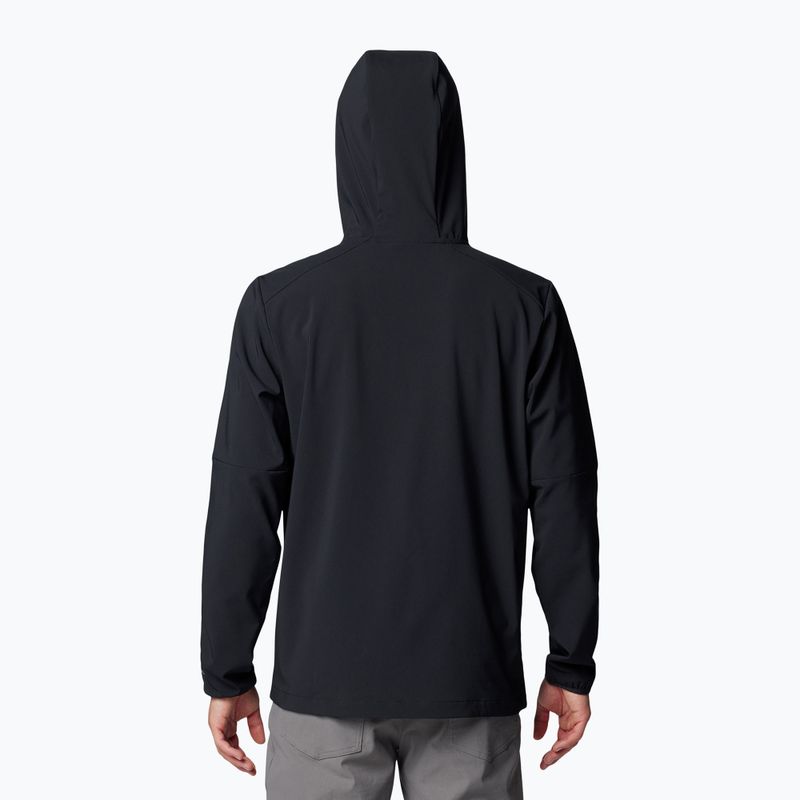 Мъжки суитшърт за трекинг Columbia Tech Softshell Hoodie black 2
