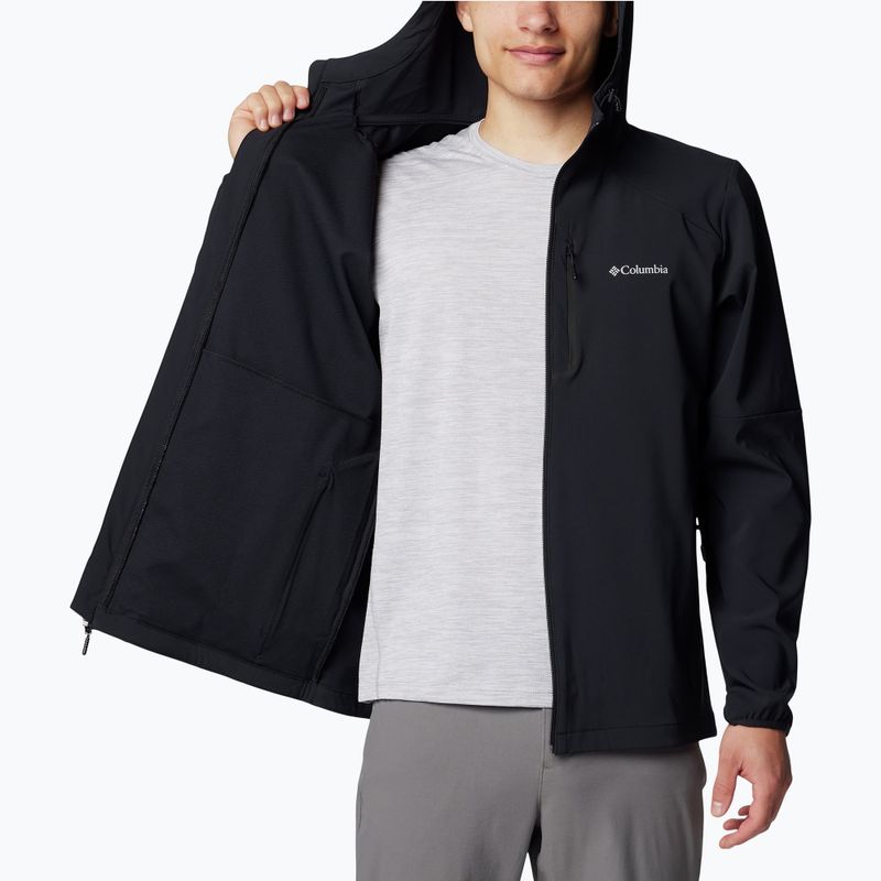 Мъжки суитшърт за трекинг Columbia Tech Softshell Hoodie black 5