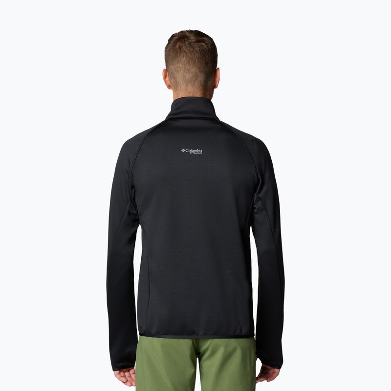 Мъжки трекинг суитшърт Columbia Triple Canyon Grid Fleece Full Zip II black 3