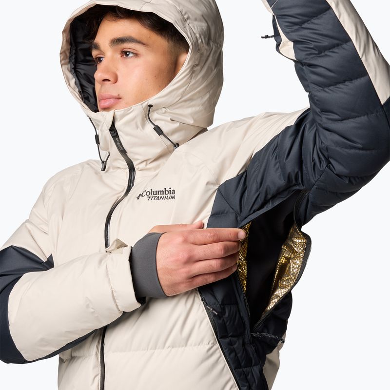 Мъжко скиорско яке Columbia Roaring Fork II Down dark stone/black 8