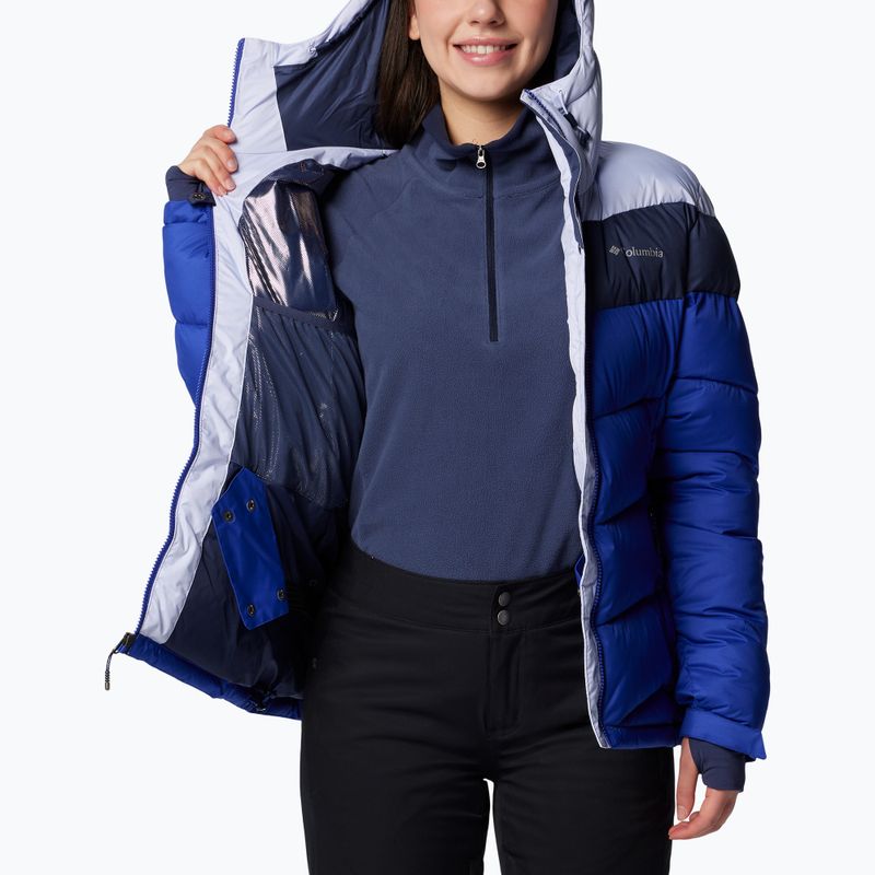 Дамско скиорско яке Columbia Abbott Peak II Ins clematis blue/snowdrift 8