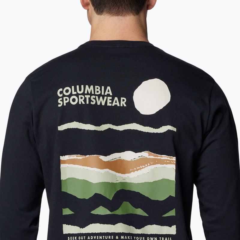 Мъжки суитшърт Columbia Explorers Canyon black / torn sunscape 5