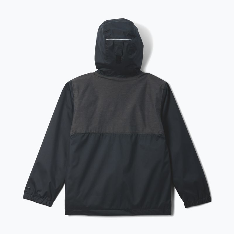 Детско непромокаемо яке Columbia Rainy Trails II Fleece mountain black/black slub 2