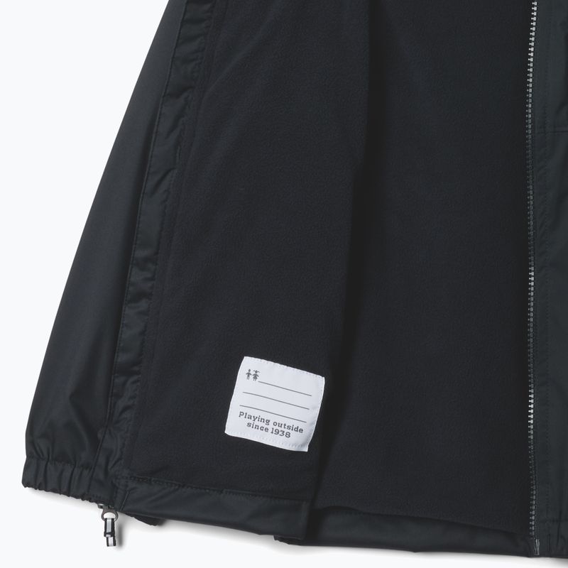 Детско непромокаемо яке Columbia Rainy Trails II Fleece mountain black/black slub 3