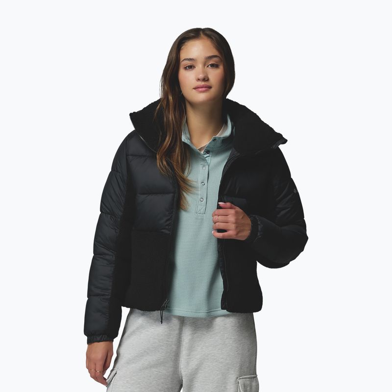 Дамско хибридно яке Columbia Leadbetter Point II Sherpa Hybrid black 5