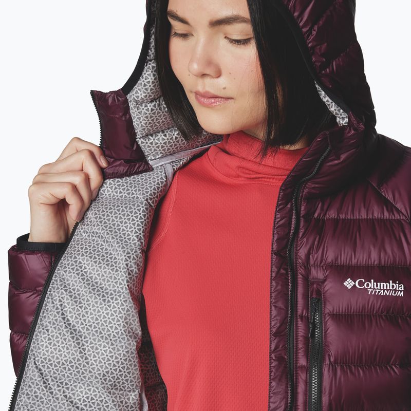 Дамско пухено яке Columbia Arctic Crest Down Hooded moonvista 8