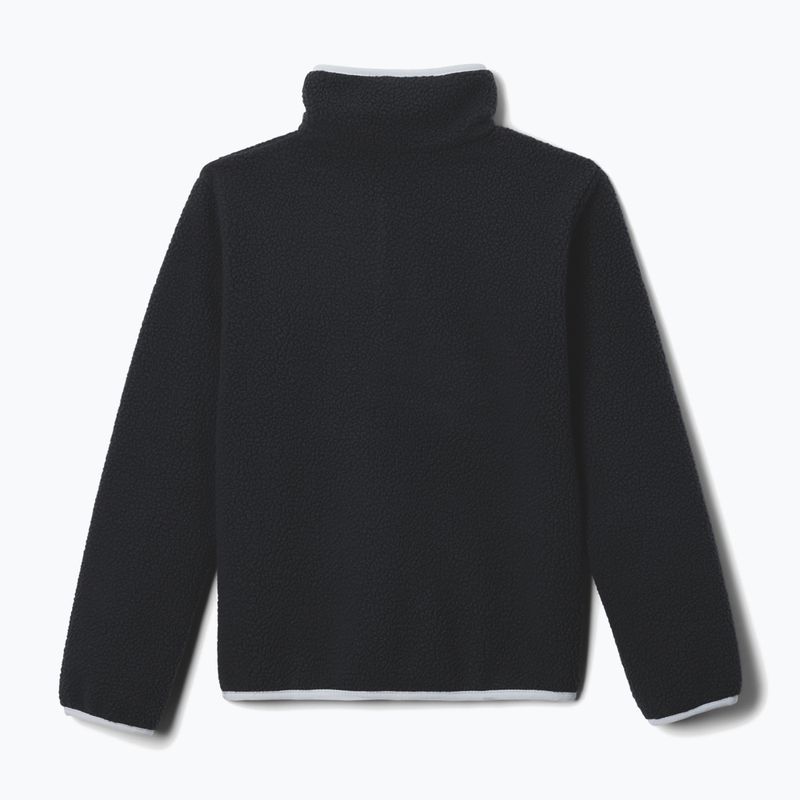 Детски поларен суитшърт Columbia Halvetia II Half Snap Fleece black/city grey 2