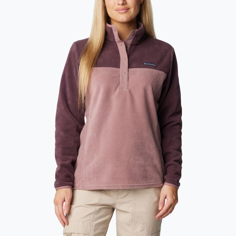 Дамски суитшърт 1/2 Snap moonvista / смокиня Columbia Benton Springs