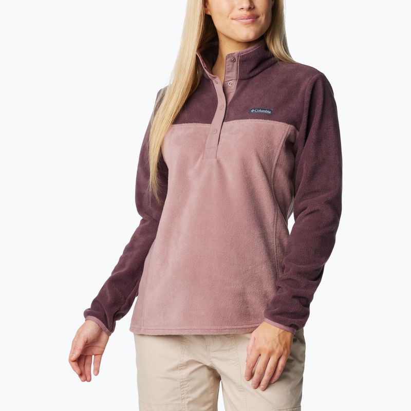 Дамски суитшърт 1/2 Snap moonvista / смокиня Columbia Benton Springs 3