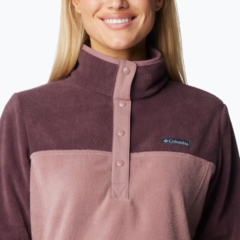 Дамски суитшърт 1/2 Snap moonvista / смокиня Columbia Benton Springs 5