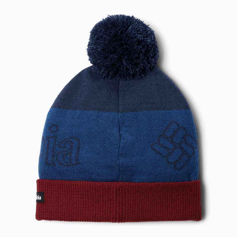 Зимна шапка Columbia Polar Powder II col navy/mountain blue/spice 2