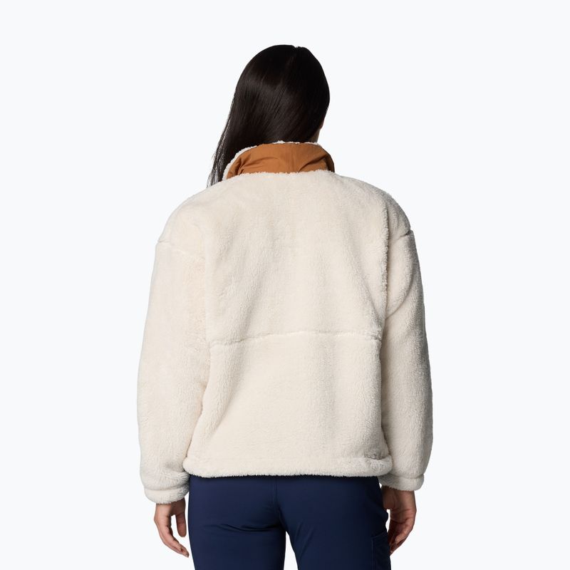 Дамски суитшърт Columbia Boundless Discovery Sherpa Full Zip II chalk/camel brown 3