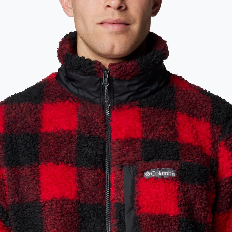 Мъжки поларен суитшърт Columbia Winter Pass Printed mountain red check 6