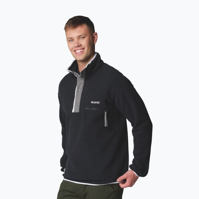 Мъжки поларен суитшърт Columbia Helvetia II Half Snap Fleece black 4