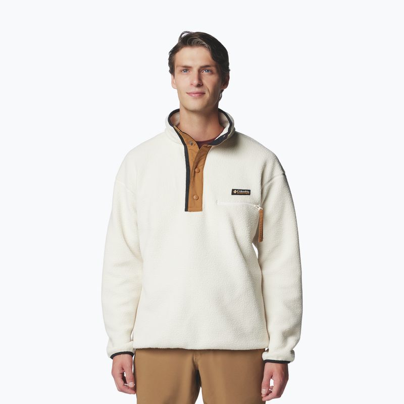 Мъжки поларен суитшърт Columbia Helvetia II Half Snap Fleece chalk