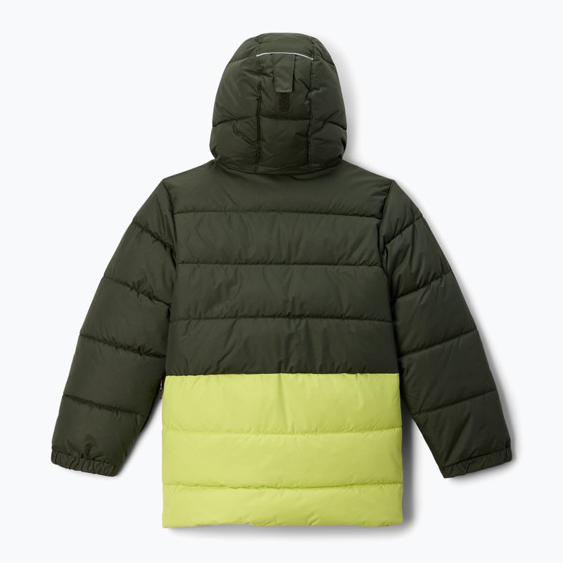 Детско скиорско яке Columbia Arctic Blast II greenscape/ voltage 2