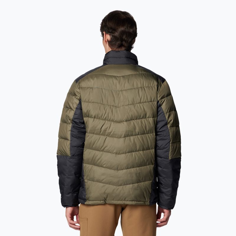 Мъжко пухено яке Columbia Labyrinth Loop II Hooded stone green/ shark 3