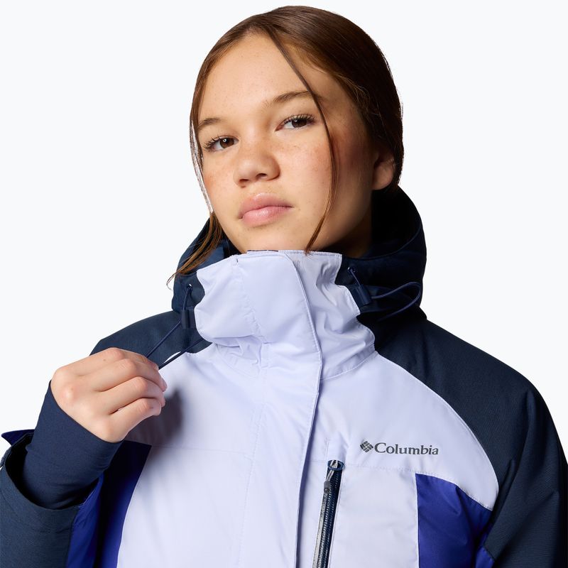 Дамско скиорско яке Columbia Snowy Summit Ins snowdrift/clematis blue/coll navy cdye 5