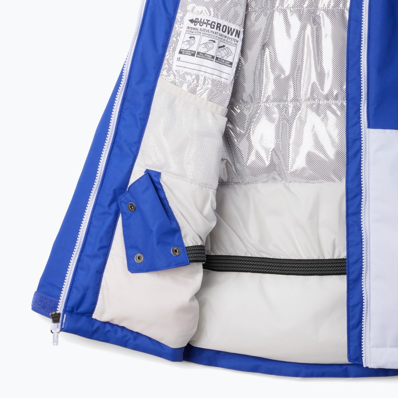 Детско скиорско яке Columbia Alpine Action III snowdrift melange/clematis blue 3