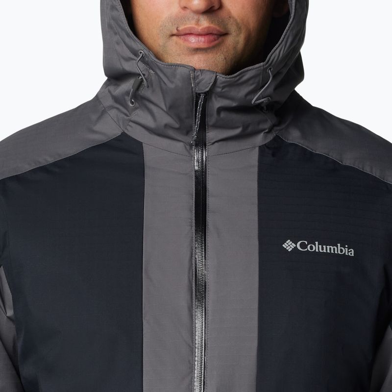 Мъжко подплатено яке Columbia Point Park II city grey/black 5