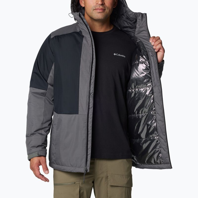 Мъжко подплатено яке Columbia Point Park II city grey/black 7