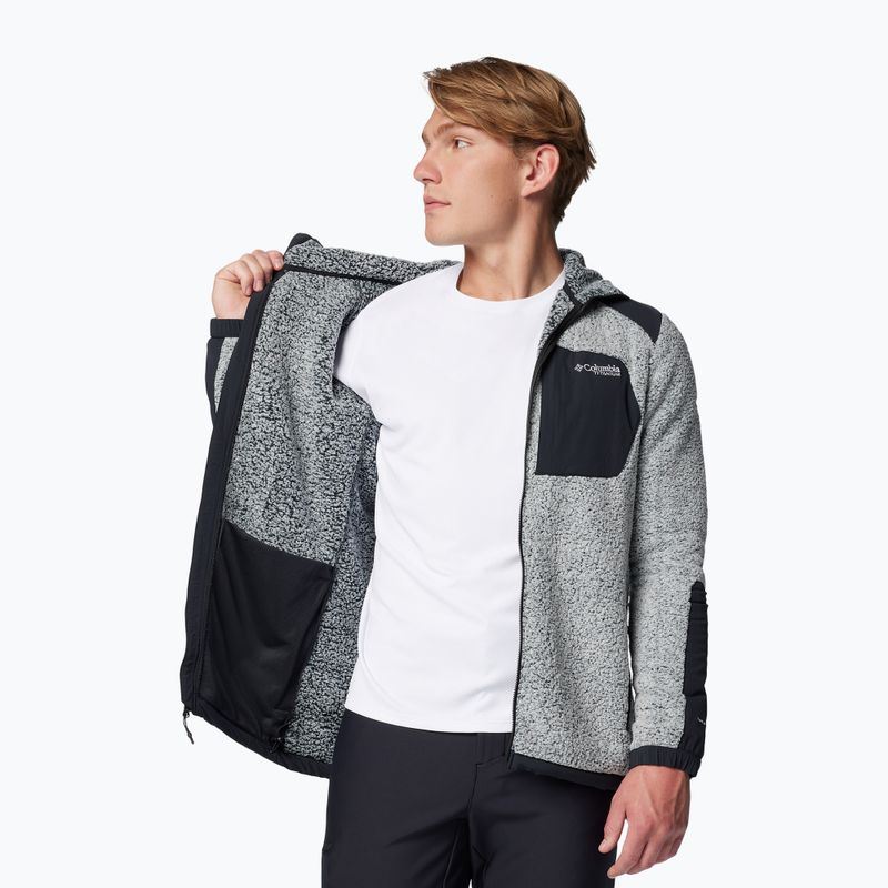 Мъжки суитшърт Columbia Arctic Crest Sherpa white / black 3