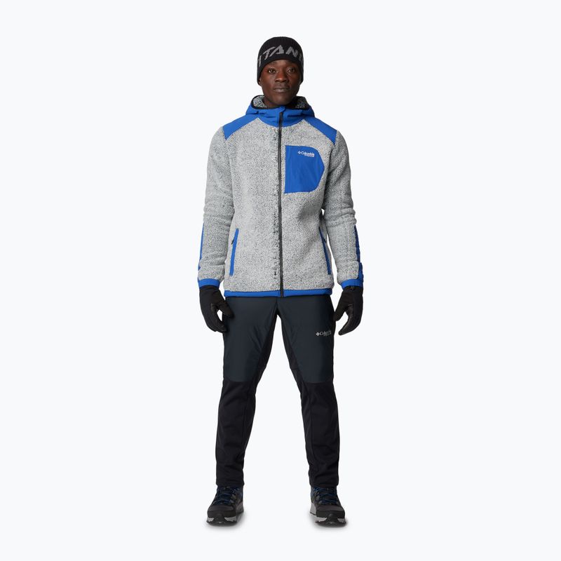 Мъжки суитшърт Columbia Arctic Crest Sherpa mountain blue / white 2