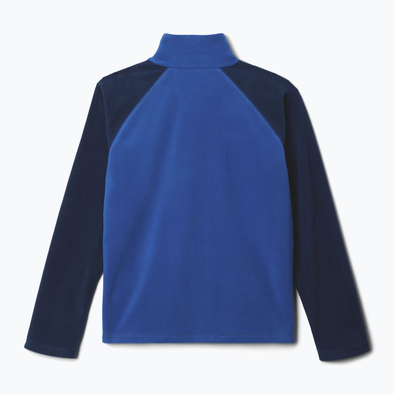 Детски суитшърт от полар Columbia Glacial Half Zip mountain blue/collegiate navy 2