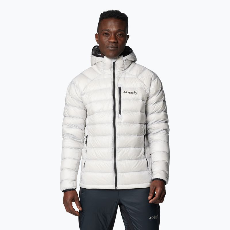 Мъжко пухено яке Columbia Arctic Crest Down Hooded nimbus grey