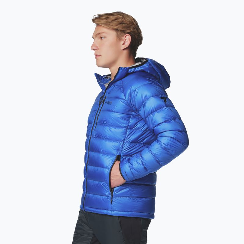 Мъжко пухено яке Columbia Arctic Crest Down Hooded mountain blue 4