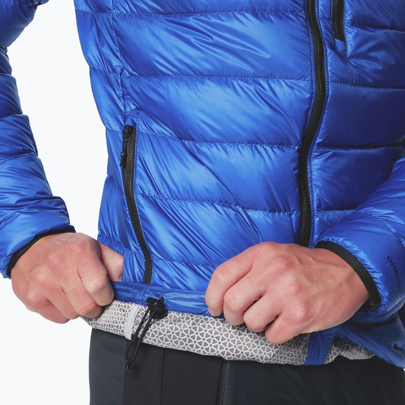 Мъжко пухено яке Columbia Arctic Crest Down Hooded mountain blue 7