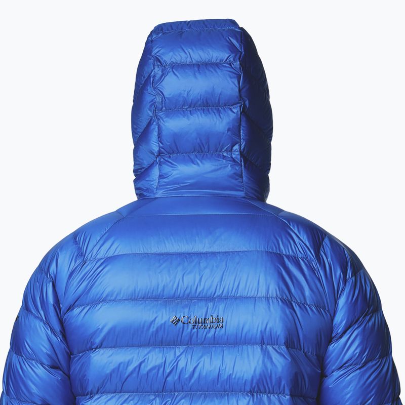 Мъжко пухено яке Columbia Arctic Crest Down Hooded mountain blue 8