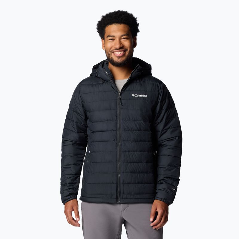 Мъжко пухено яке Columbia Powder Lite II Hooded black