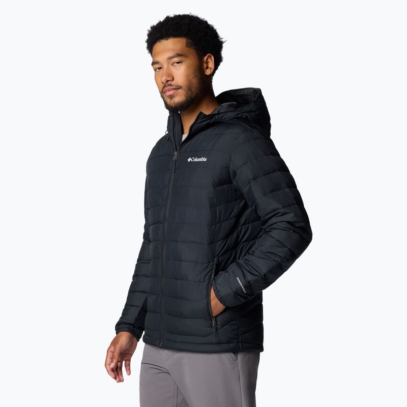 Мъжко пухено яке Columbia Powder Lite II Hooded black 4