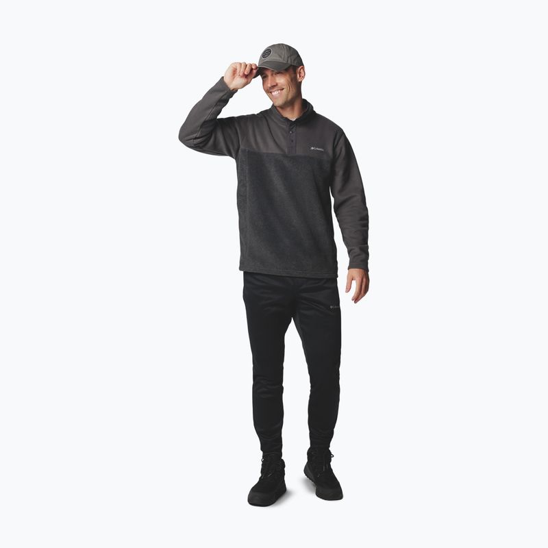 Мъжки поларен суитшърт Columbia Steens Mountain Half Snap II charcoal heather/shark 2