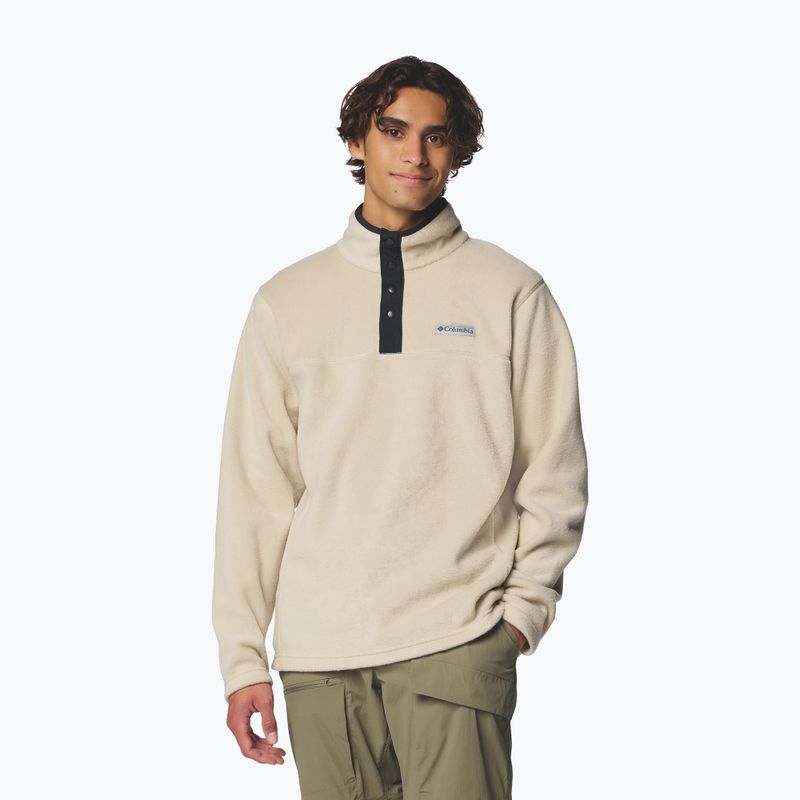 Мъжки суитшърт Columbia Steens Mountain Half Snap II ancient fossil/black
