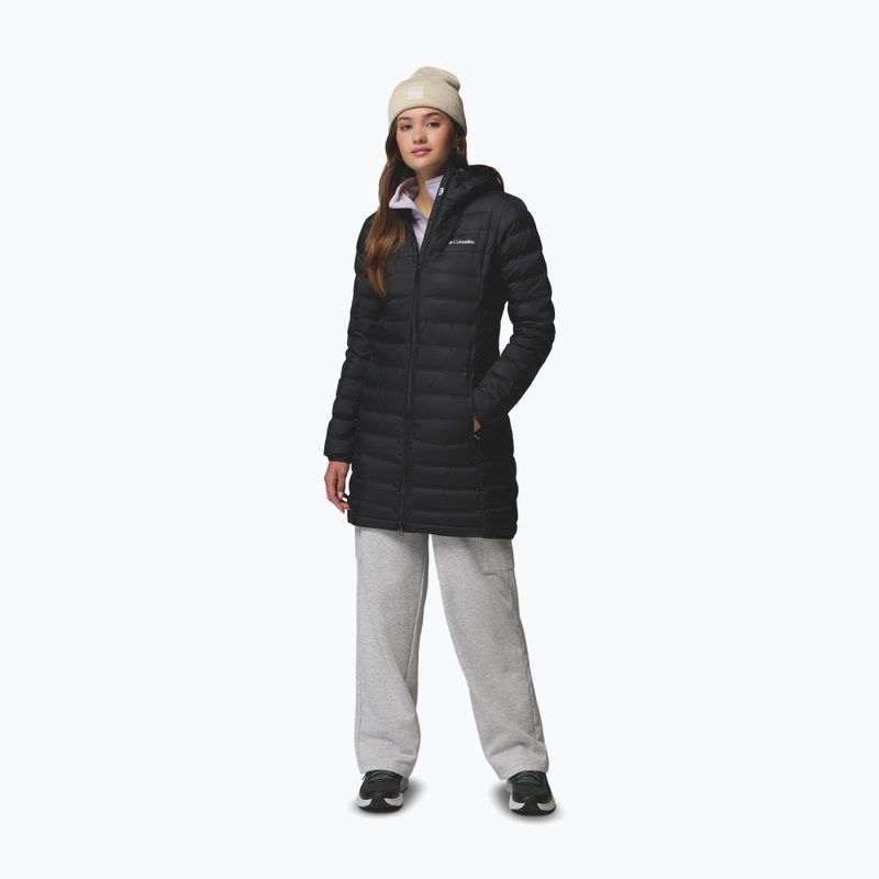 Дамско пухено дълго яке Columbia Lake 22 II Down Long Hooded black 2