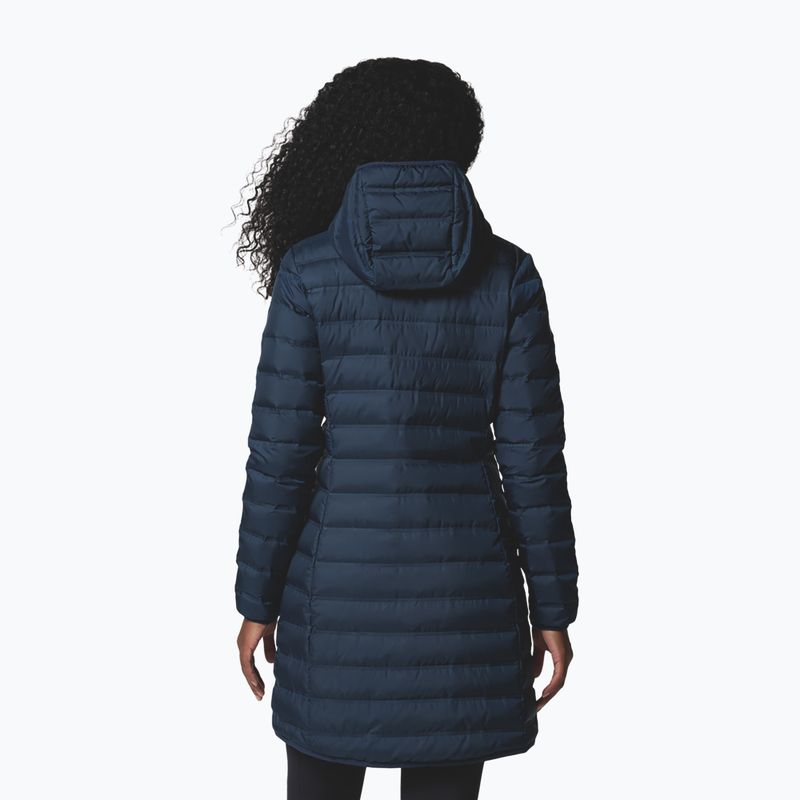 Дамско пухено яке Columbia Lake 22 II Down Long Hooded collegiate navy 3