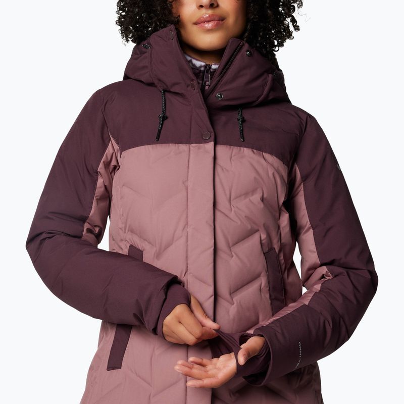 Дамско пухено дълго яке Columbia Mountain Croo III Mid Down Coat fig/moonvista 7