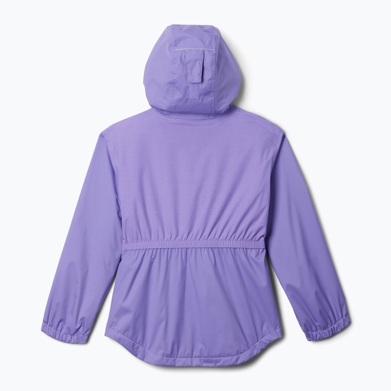 Детско яке за дъжд Columbia Rainy Trails II Fleece paisley purple 2